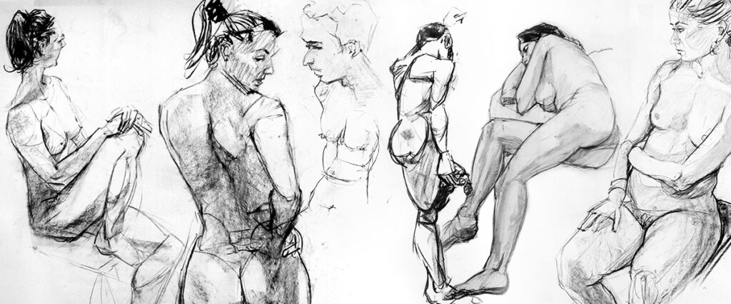 A collection on online life drawings