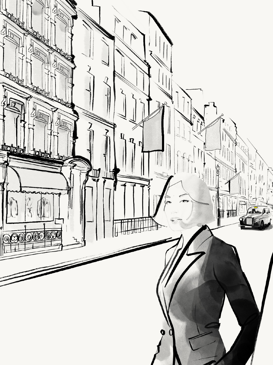 Savile Row illustration detail 2
